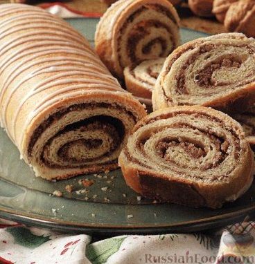 Рулеты с грецким орехом