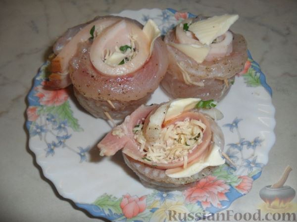 Роллы из морского языка