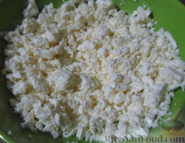 Лепешки с брынзой и укропом