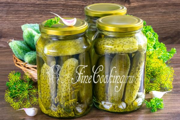 Хрустящие маринованные огурцы с лимонной кислотой (без уксуса) на зиму