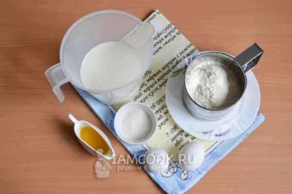 Блины на молоке (классический рецепт)